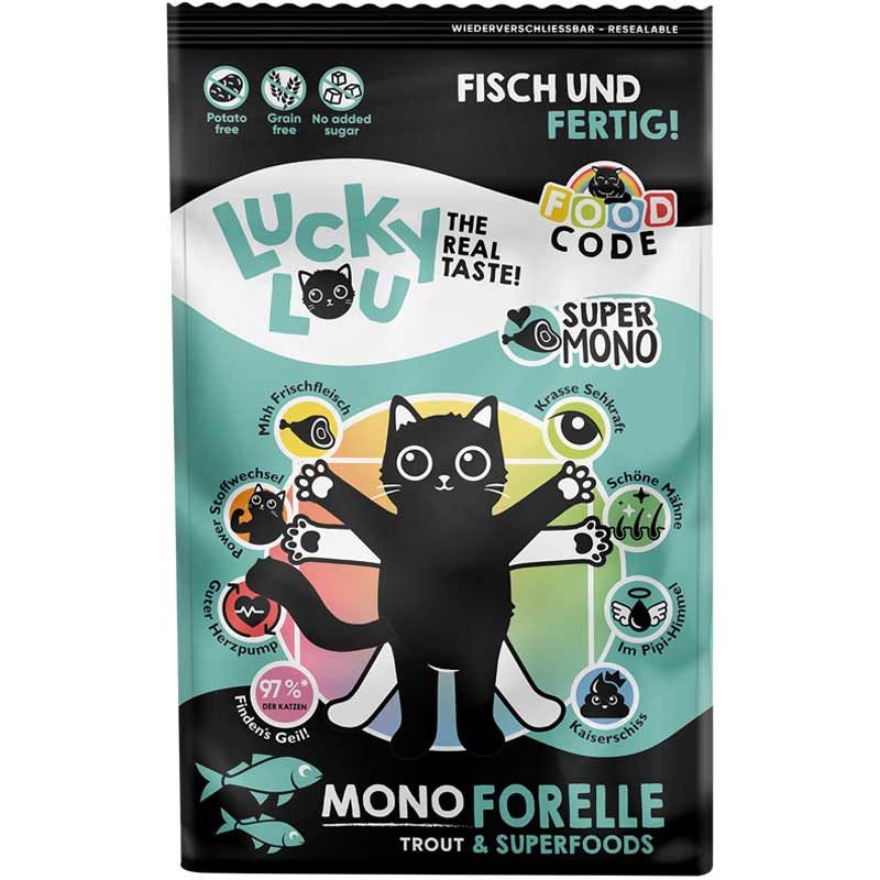 Lucky Lou Food Code Mono Forelle 750g