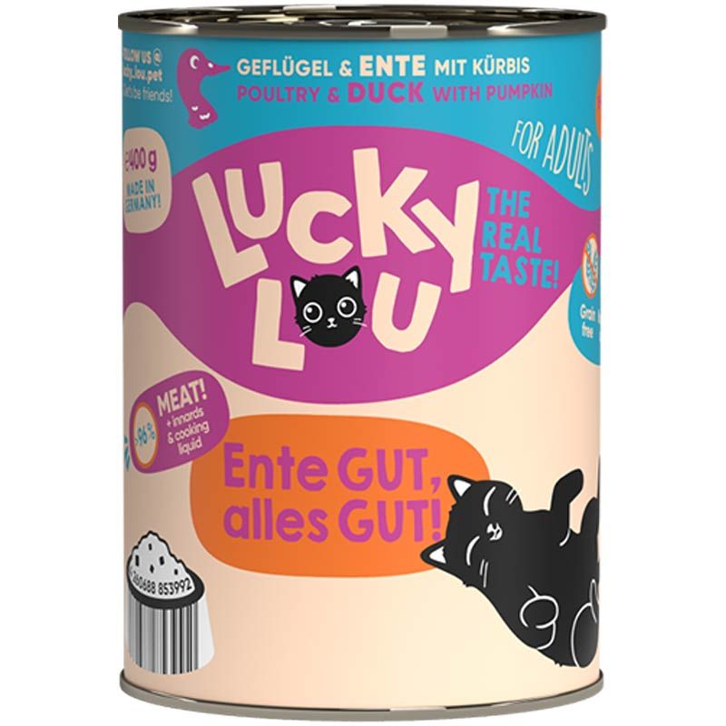 Lucky Lou Lifestage Adult Geflügel + Ente 400g