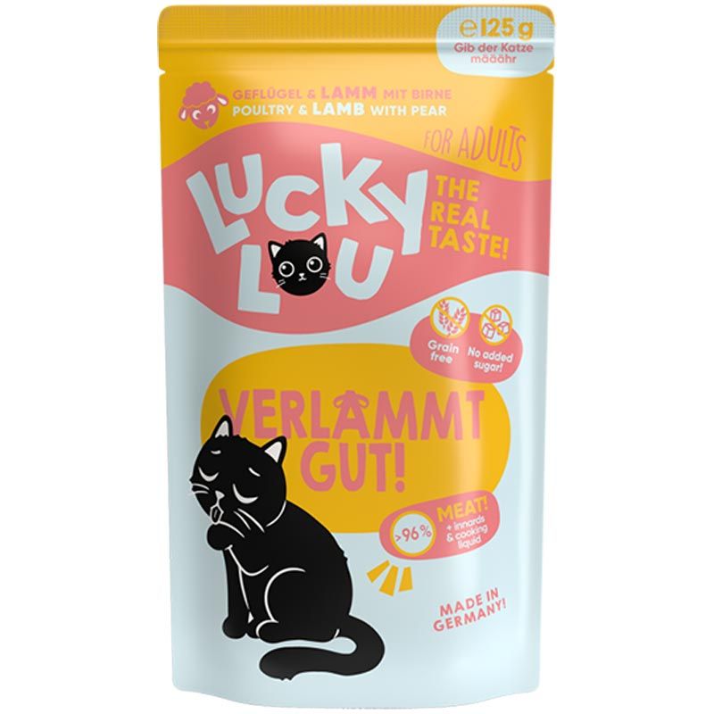 Lucky Lou Lifestage Adult Geflügel + Lamm 125g