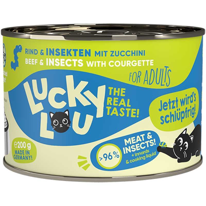 Lucky Lou Lifestage Adult Rind + Insekten 200g
