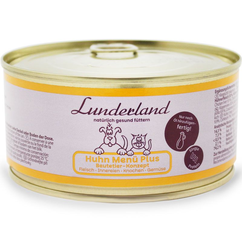 Lunderland Menü-Dose Huhn Menü Plus 300g