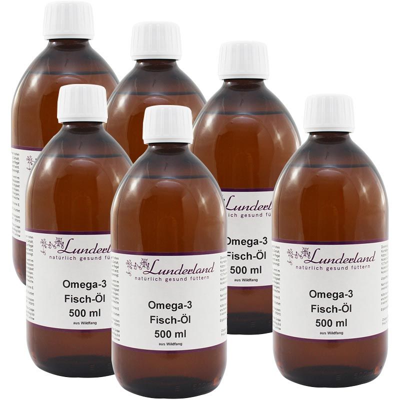 Lunderland Omega3 Fisch-Öl 6 x 500 ml