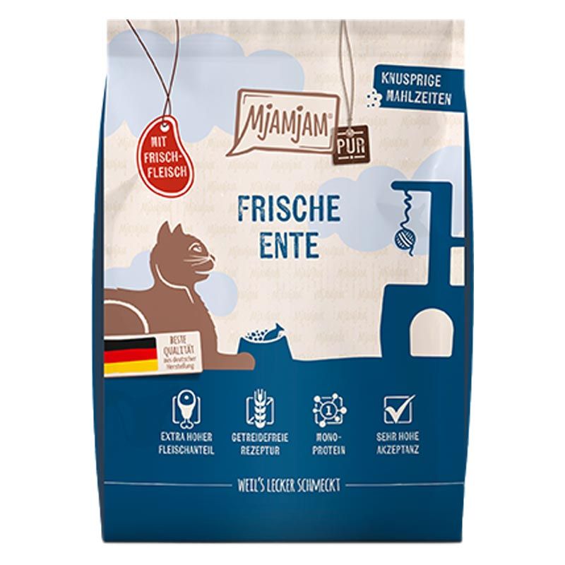 Mjamjam Knusprige Mahlzeiten PUR Frische Ente 300g