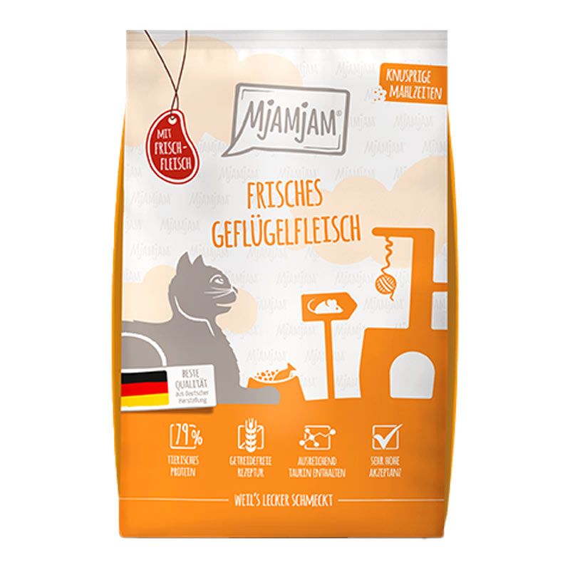 Mjamjam Knusprige Mahlzeiten Frisches Geflügel 1,5kg