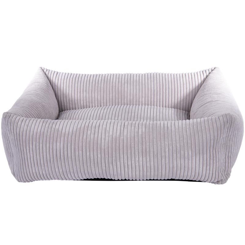 Petlando Hundebett Gent, Gr. M, 90x60x26 cm, silbergrau