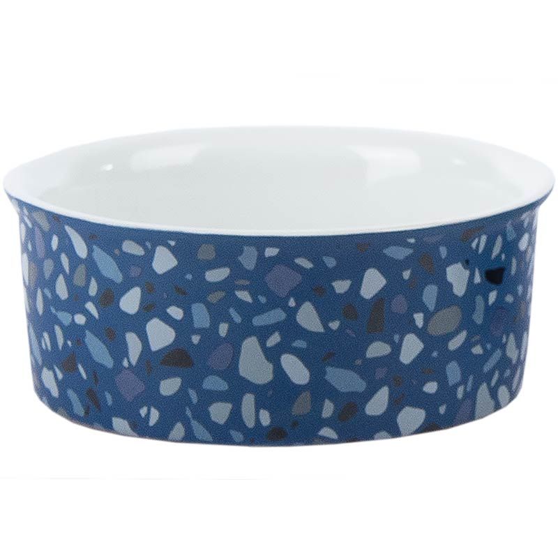 Petlando Keramiknapf Terrazzo, Gr. S 200 ml, blau