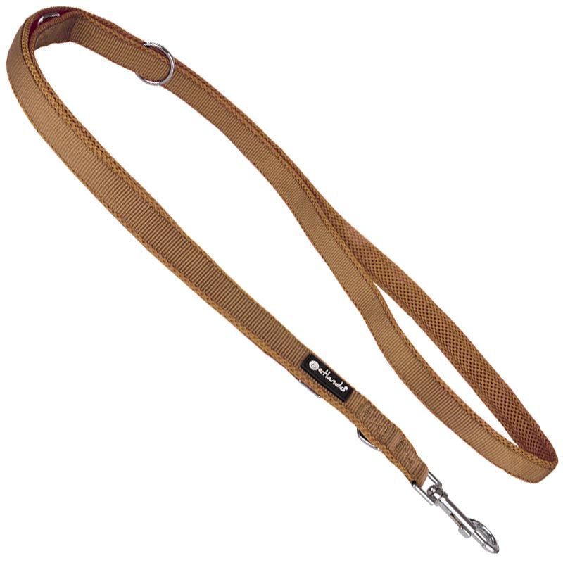 Petlando Mesh 3 M Führleine, S: 15mm/3m, cognac