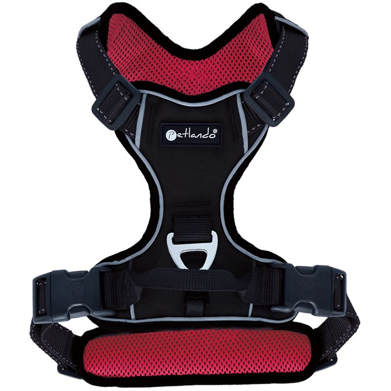 Petlando Outdoor Geschirr, XS: 38-46cm, rot