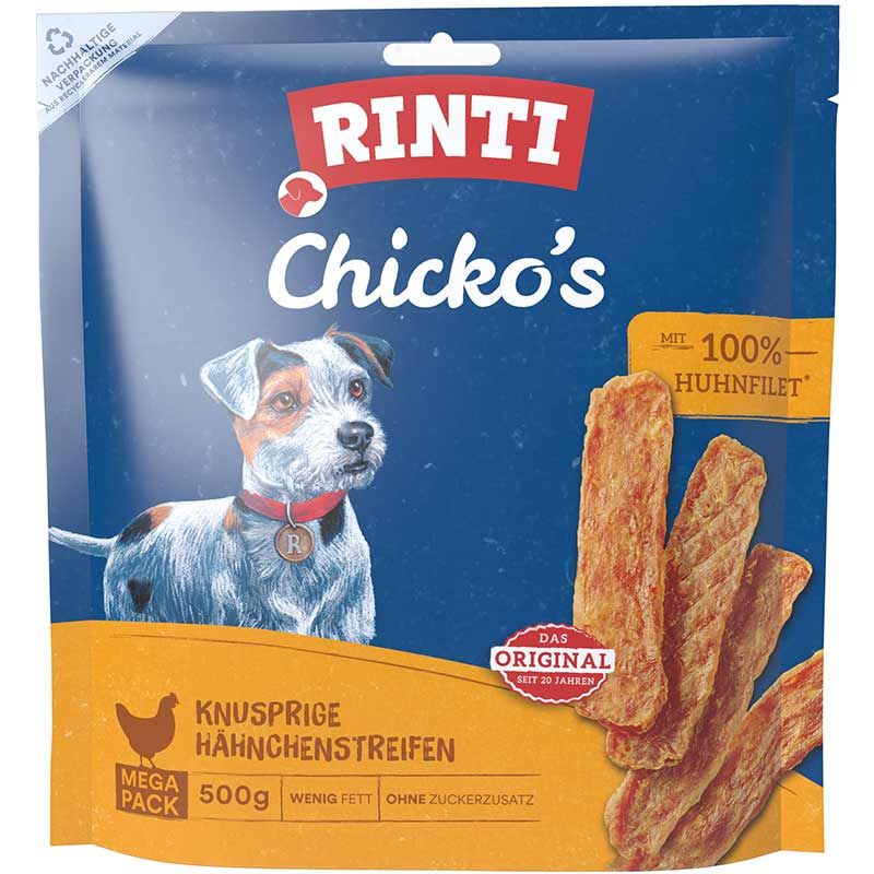 Rinti Snack Chickos knusprige Hähnchenstreifen 500g