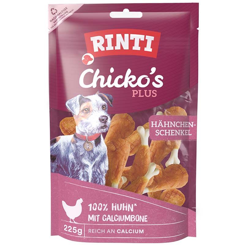 Rinti Snack Chickos PLUS Hähnchenschenkel 225g