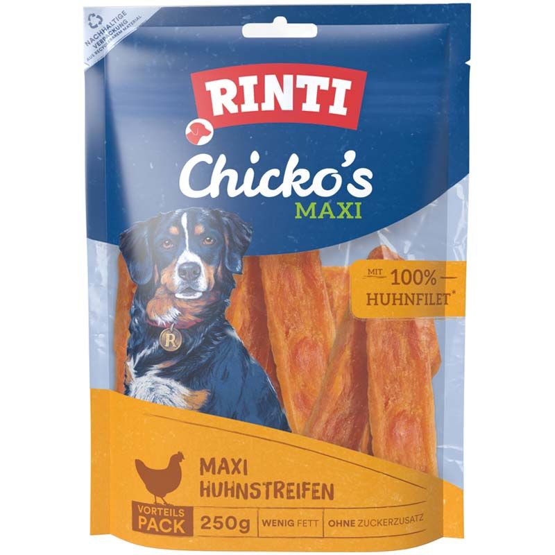 Rinti Snack Chickos MAXI Huhnstreifen 250g