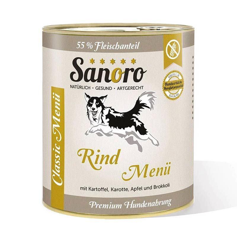 Sanoro Classic Menü Rind+Bio-Kartoffel+Bio-Karotte 800g