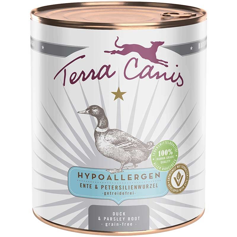 Terra Canis HYPOALLERGEN Ente mit Petersilienwurzel 800g