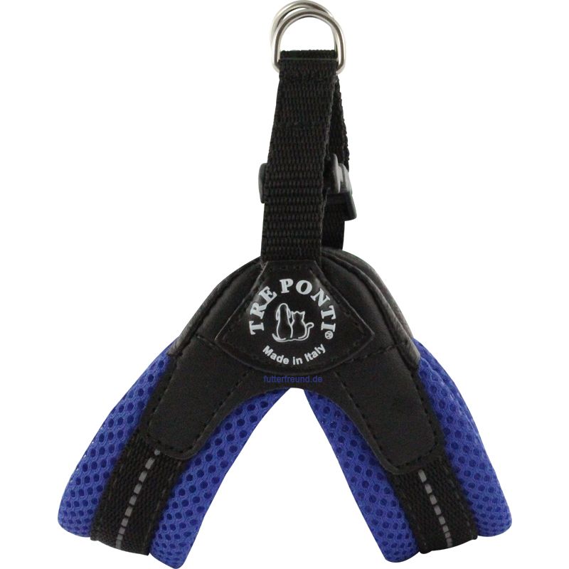 Tre Ponti Easy Fit Soft-Geschirr, Gr. 1, blau