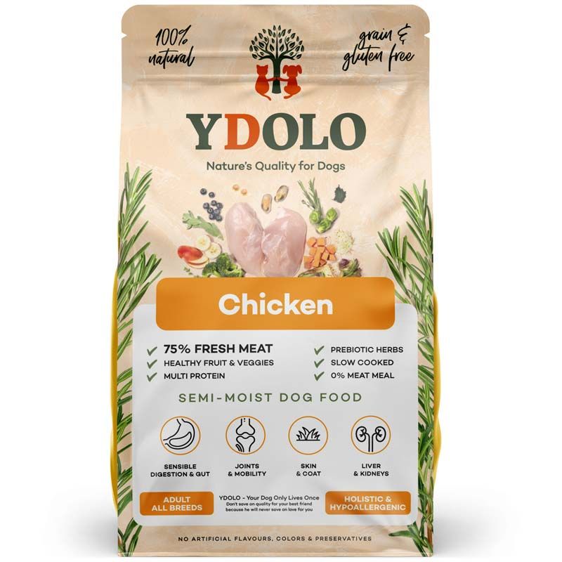 YDOLO Semi-Moist Pure Chicken 2,5 kg