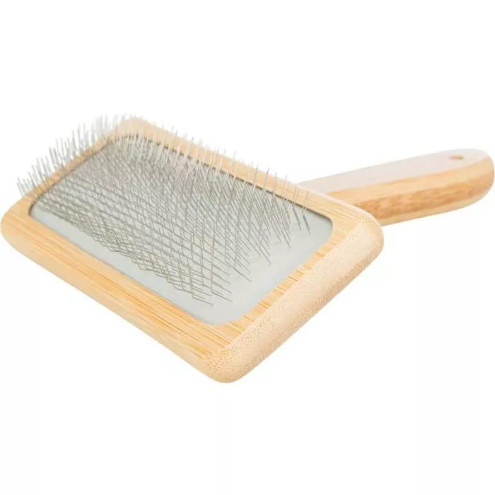 Softbürste, Bambus/Metall, 12x15cm Softbürste, Bambus/Metall, 12x15cm