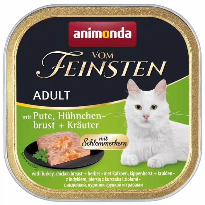 Animonda Cat v. Fein. Schlemmerkern Pute + Hühnerbrust 100g