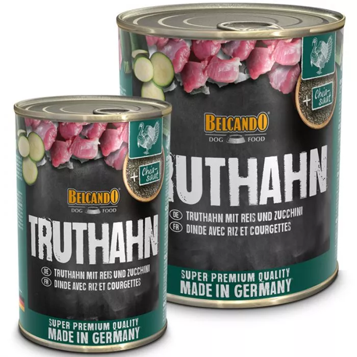 Belcando Truthahn mit Reis und Zucchini
