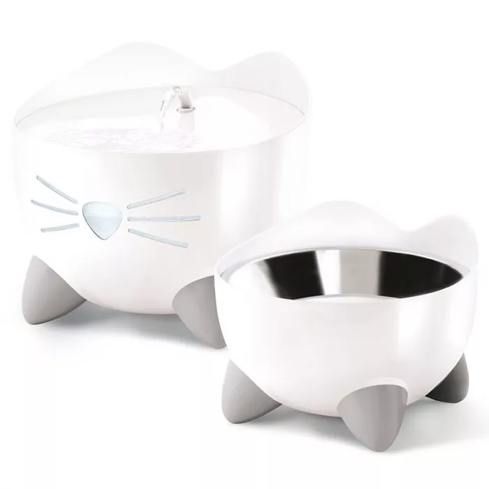 Catit Pixi Erhöhter Futternapf, 200ml, weiß