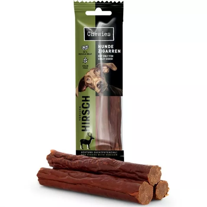 Chewies Hundezigarren Hirsch 75g