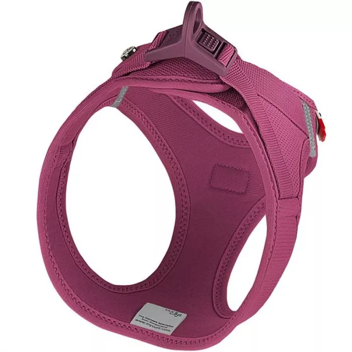 Curli Geschirr Vest Air-Mesh Clasp, Ruby