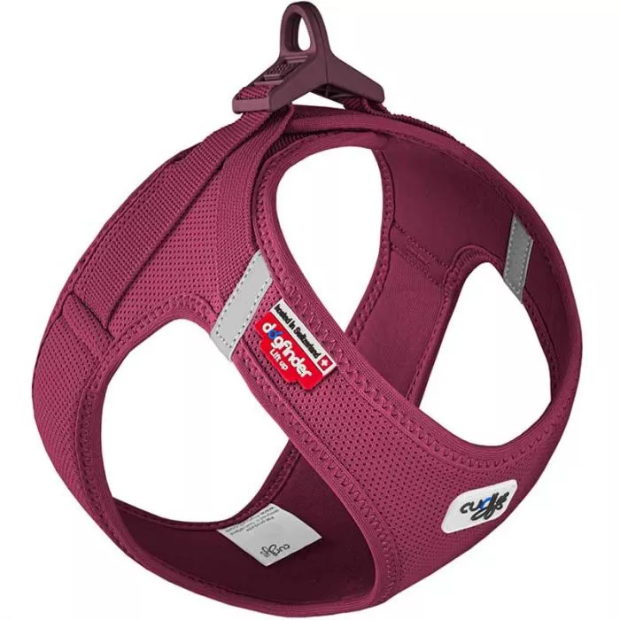 Curli Geschirr Vest Air-Mesh Clasp, Ruby