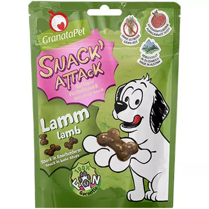 GranataPet Snack Attack Lamm 100g