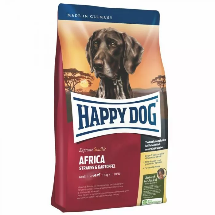 Happy Dog Supreme Africa Strauss & Kartoffel