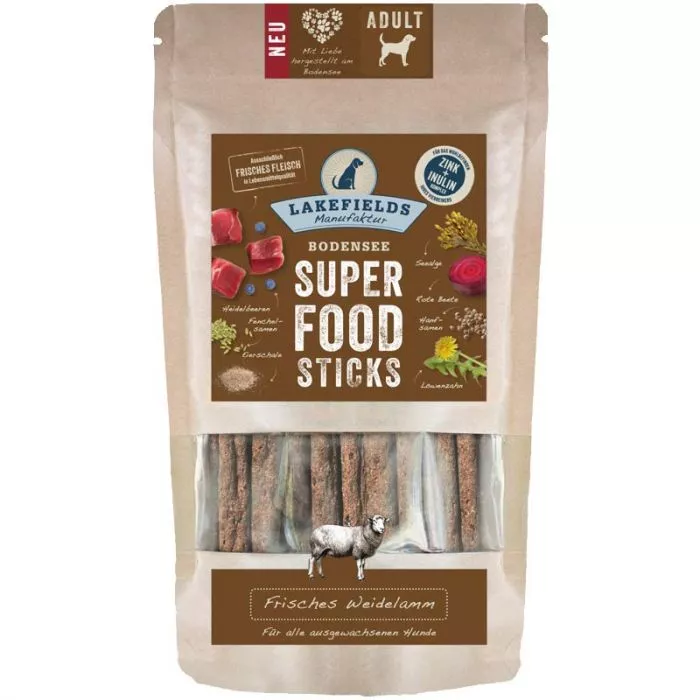 Lakefields SUPERFOOD Premium Sticks Lamm 130g Lakefields SUPERFOOD Premium Sticks Lamm 130g