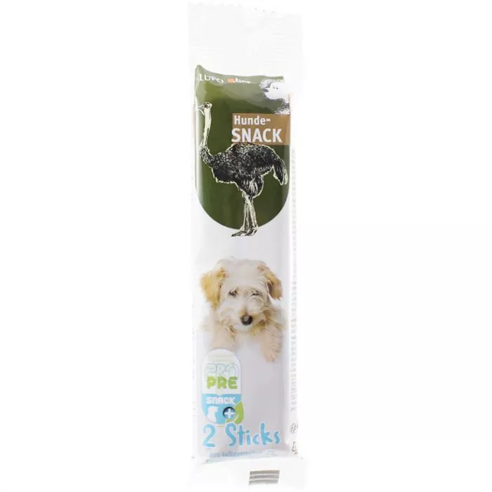LUPOlino Hunde-Sticks Strau 50g (2 Sticks)
