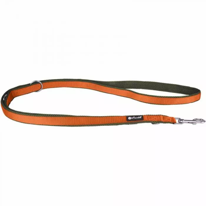Petlando Magnetech verstellbare Führleine, olive/orange Petlando Magnetech verstellbare Führleine, olive/orange
