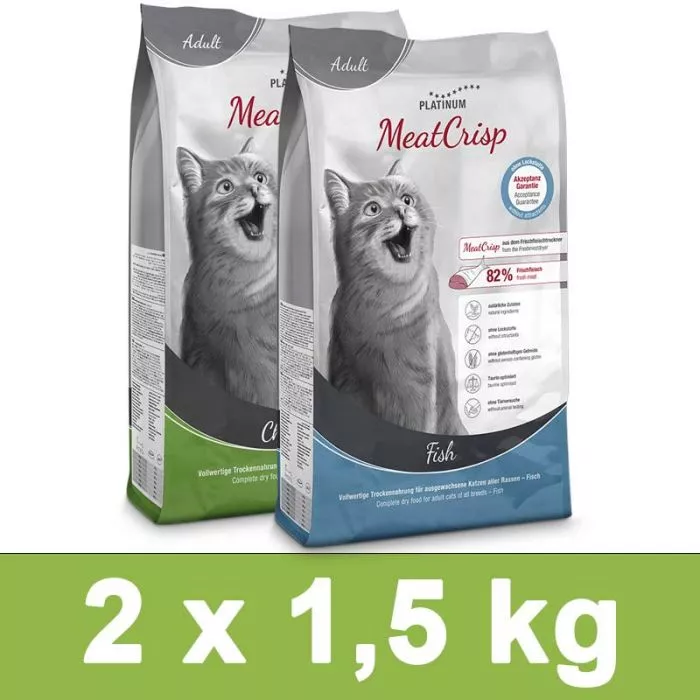 Platinum Katze Vorteilspack 3 kg (2x1,5kg) Platinum Katze Vorteilspack 3 kg (2x1,5kg)
