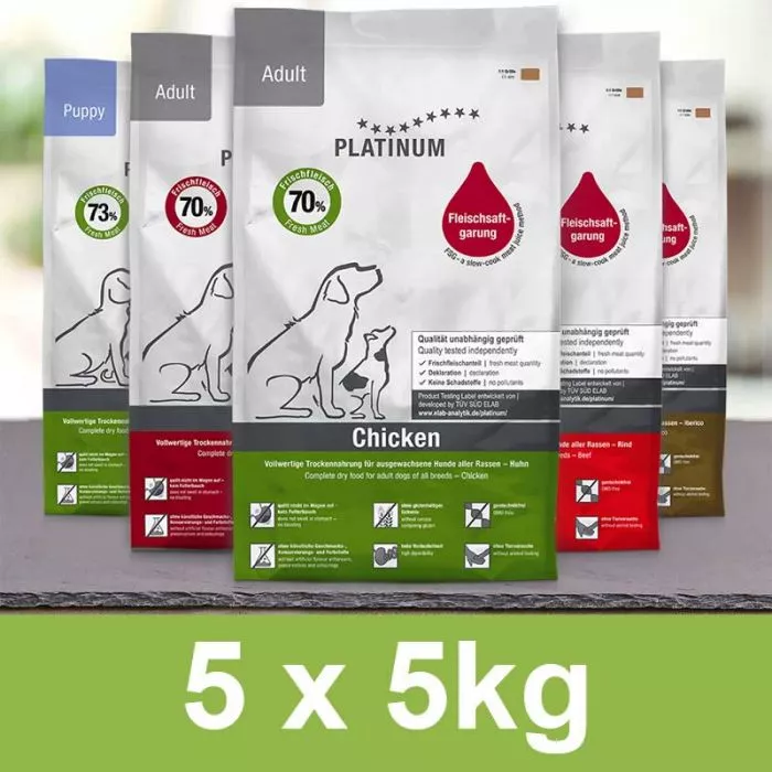 Platinum Vorteilspack 25 kg (5x5kg) Platinum Vorteilspack 25 kg (5x5kg)