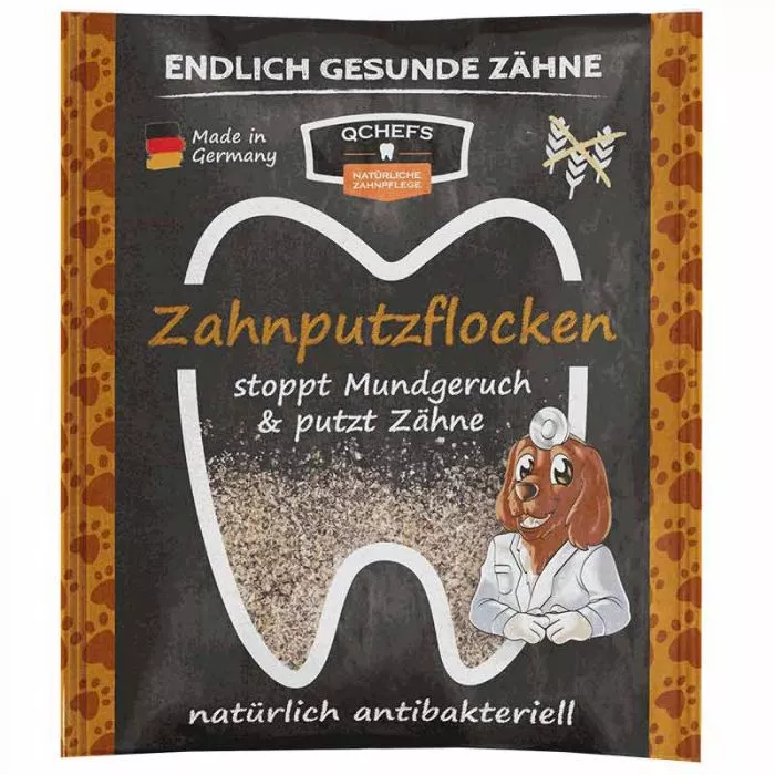 QCHEFS Zahnputzflocken Gropackung Papie 140g