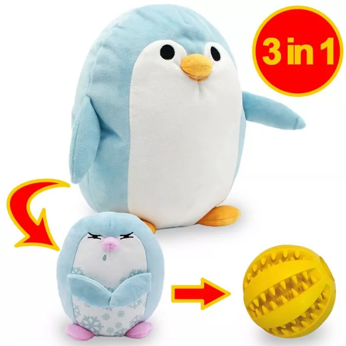 ZOOPREME Surprise plush toy 3in1 Pinguin