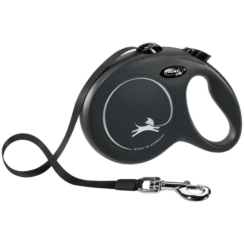 flexi New CLASSIC, Gurt, L: 5 m, schwarz