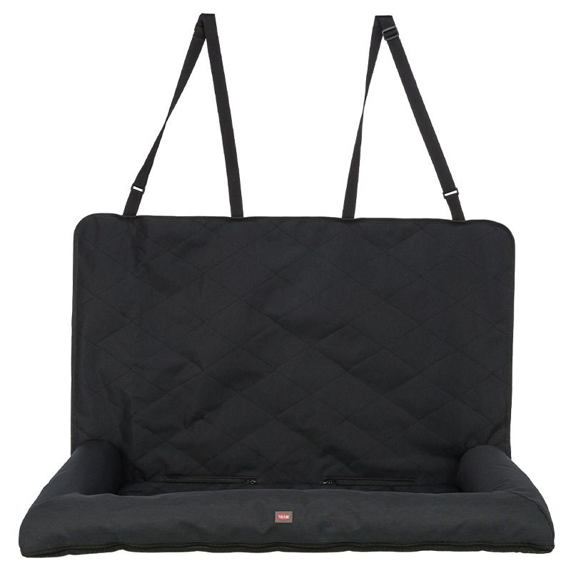 Hunde-Autokissen für Rückbank, 95x10x50cm, schwarz