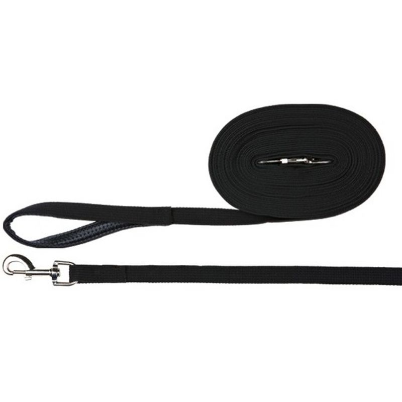 Schleppleine, Gurtband, 5 m / 20 mm, schwarz