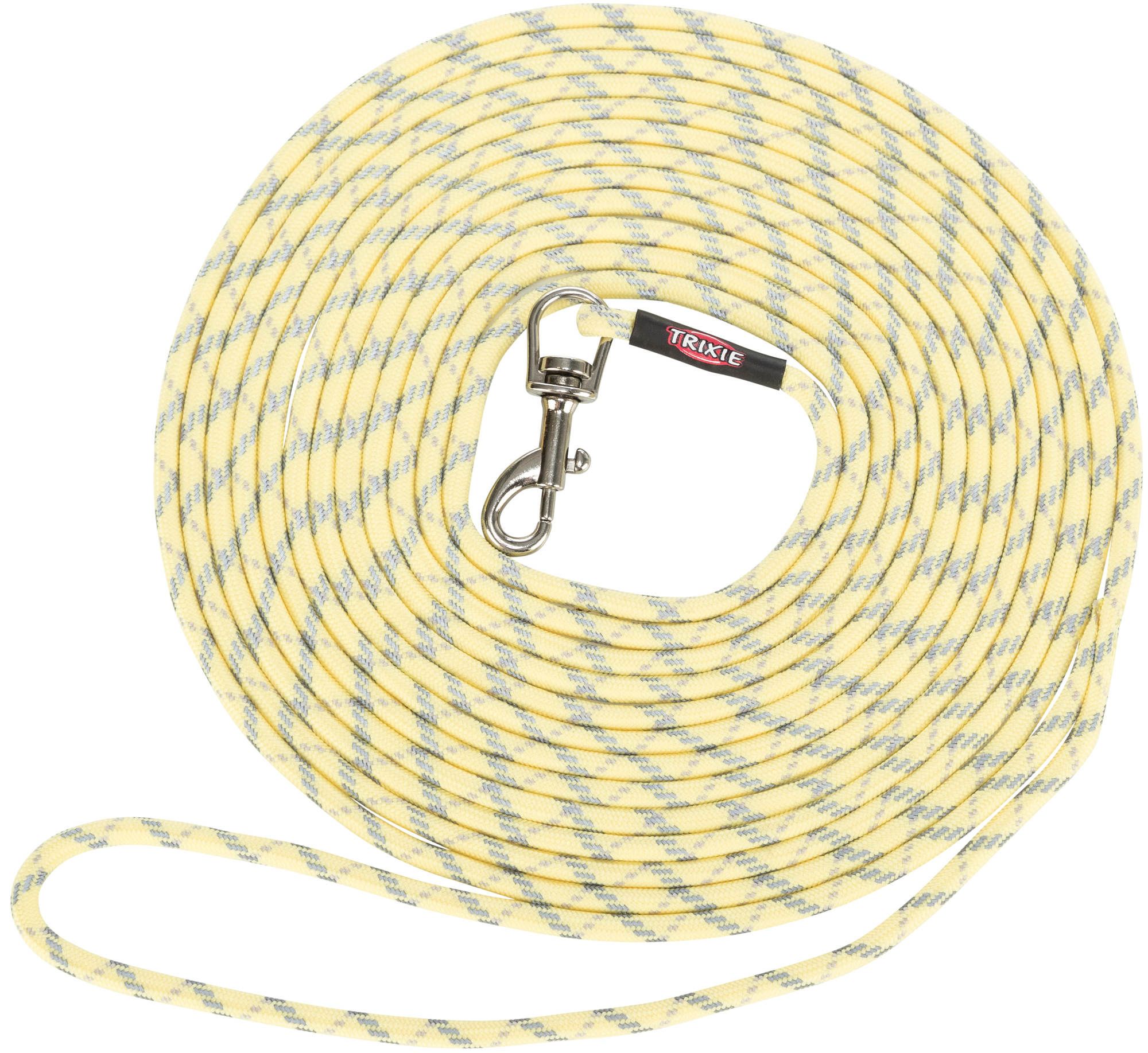 Junior Welpen-Schleppleine, rund, 4 m / 4 mm, gelb