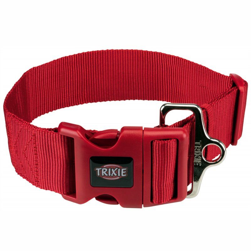 Premium Halsband, L-XXL: 55-80 cm/50 mm, rot