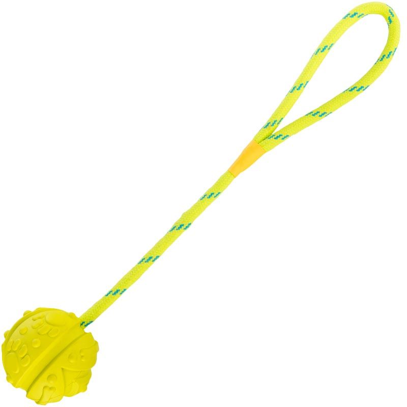 Ball am Seil, schwimmend, 7 cm/35 cm, lime