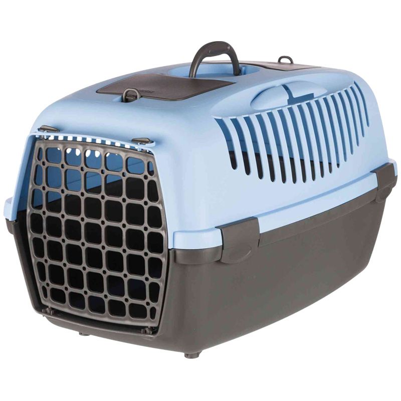 Transportbox Capri, Gr. 3: 40x38x61cm, pastellblau/dunkelgr