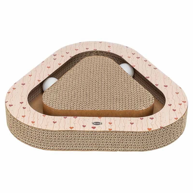 Kratzpappe Valentinstag apricot, 36x5x36/36 cm