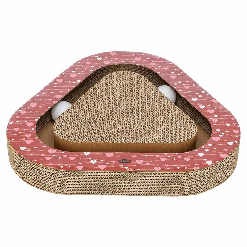 Kratzpappe Valentinstag rot, 36x5x36/36 cm