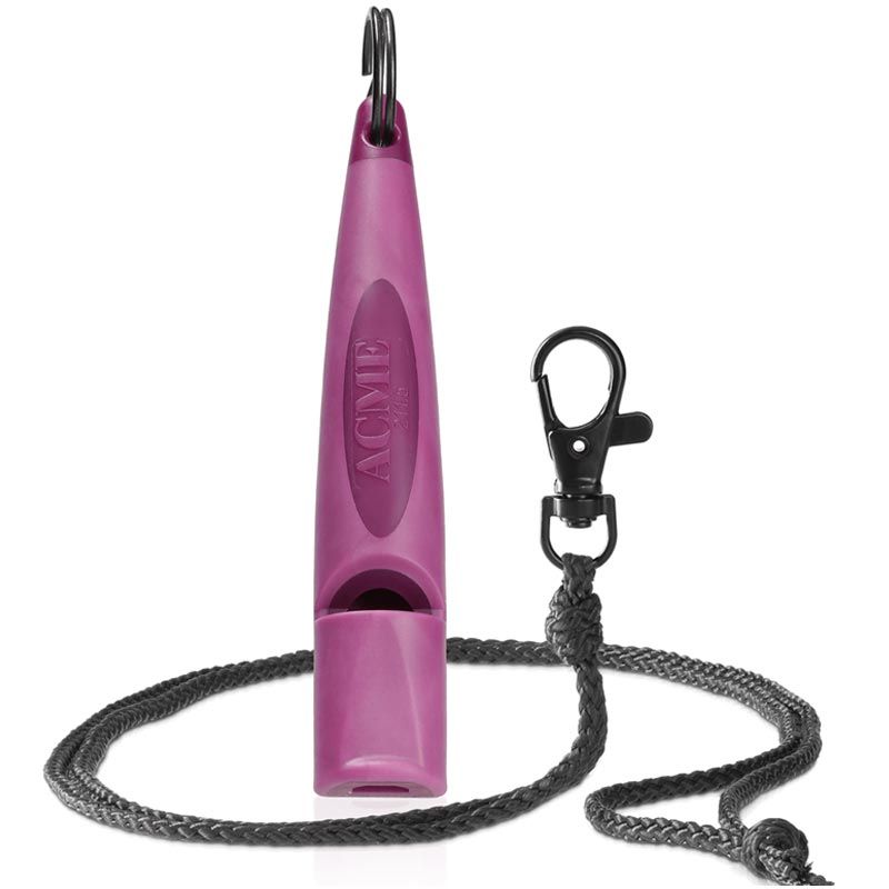 ACME ALPHA Hundepfeife 211,5-Purple mit Pfeifenband