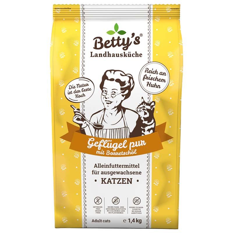 Betty's Landhausküche Adult Geflügel pur 1,4kg