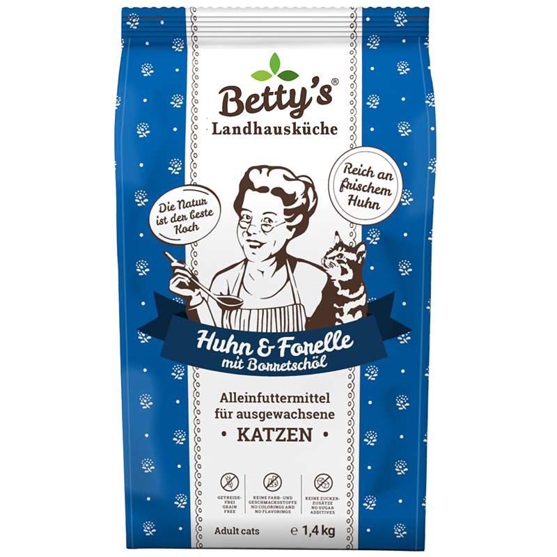 Betty's Landhausküche Adult Huhn + Forelle 1,4kg