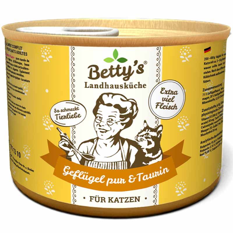 Betty's Landhausküche Dose Geflügel pur 200g