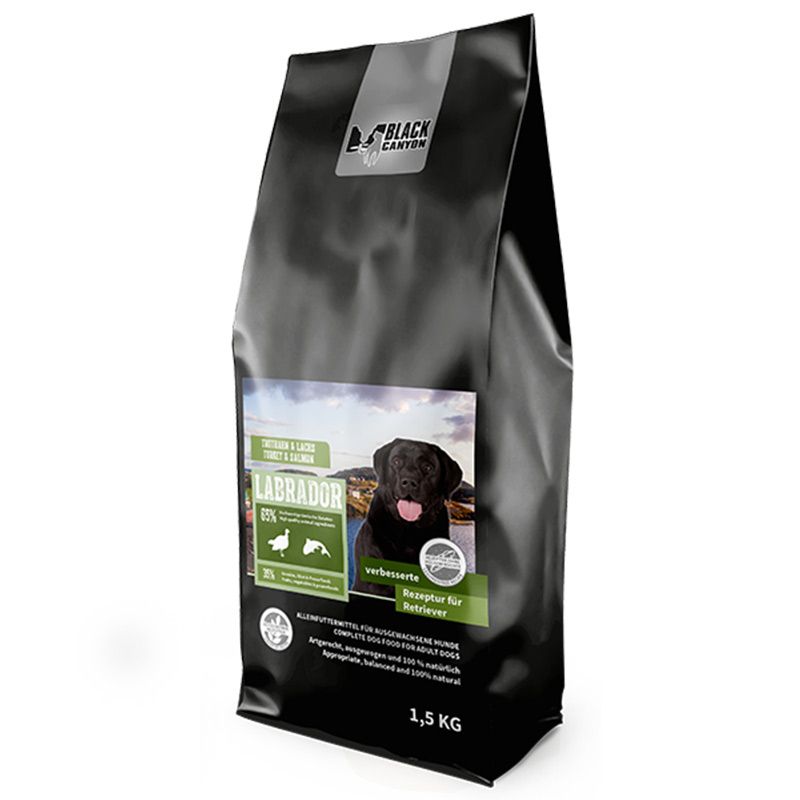 Black Canyon Labrador Truthahn + Lachs 1,5kg verb. Rezeptur