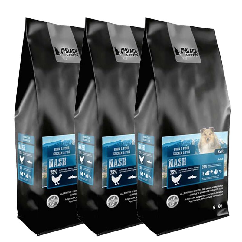 Black Canyon NASH Huhn und Fisch 3 x 5kg